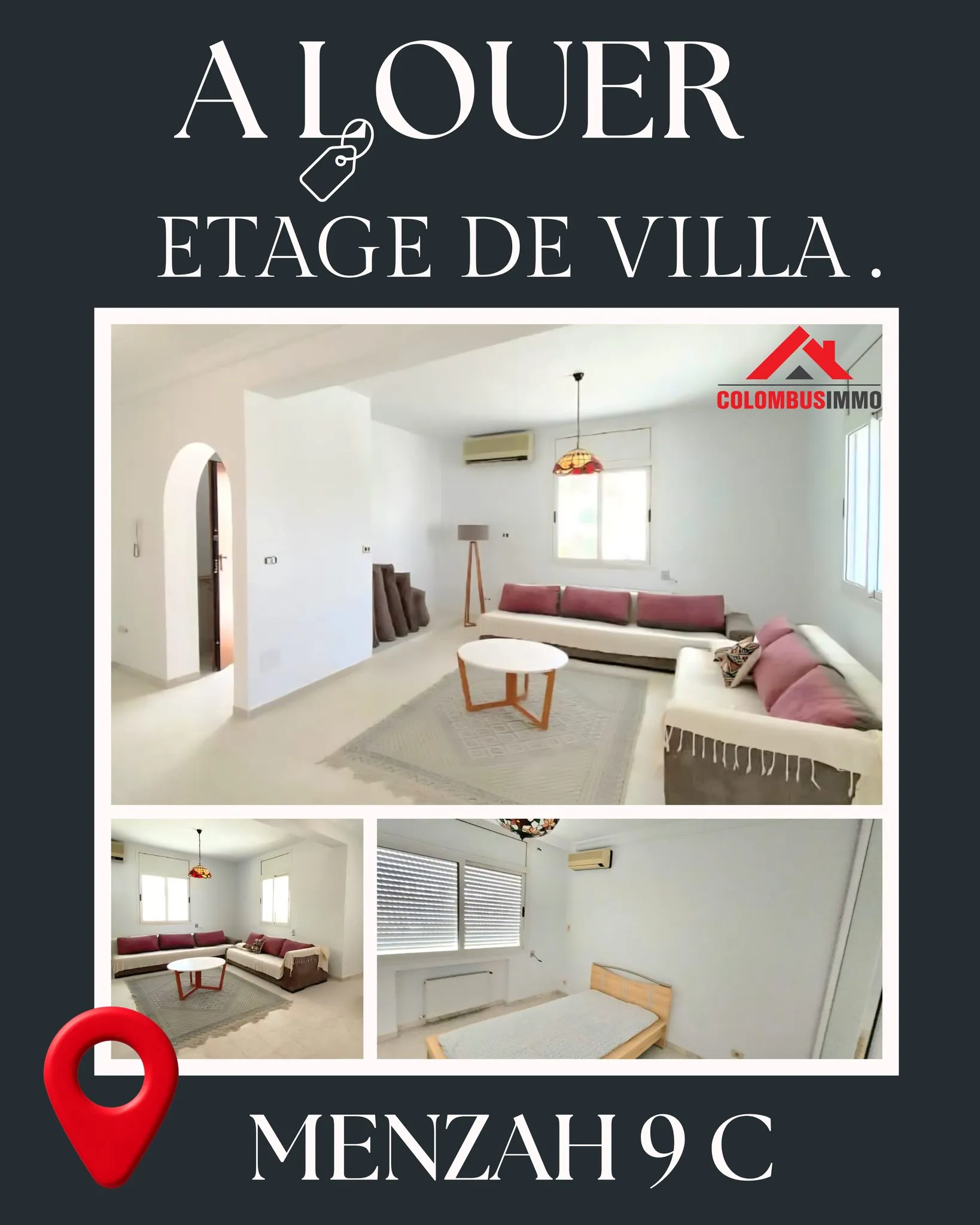 Etage de villa à Menzah 9C