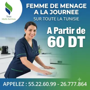 DES FEMMES DE MENAGE PAR JOUR A DAR FADHALE