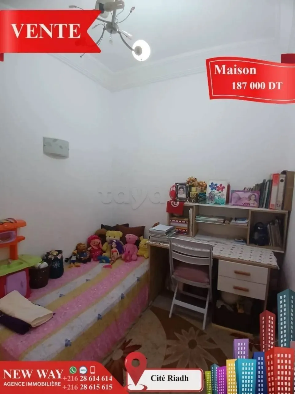 Maison à Cité Riadh , Proche de toutes Commodités