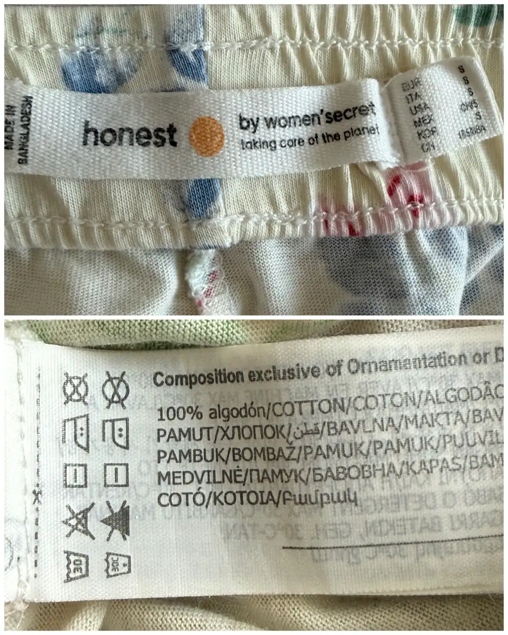 Lot de 2 pyjamas Women’s Seceet