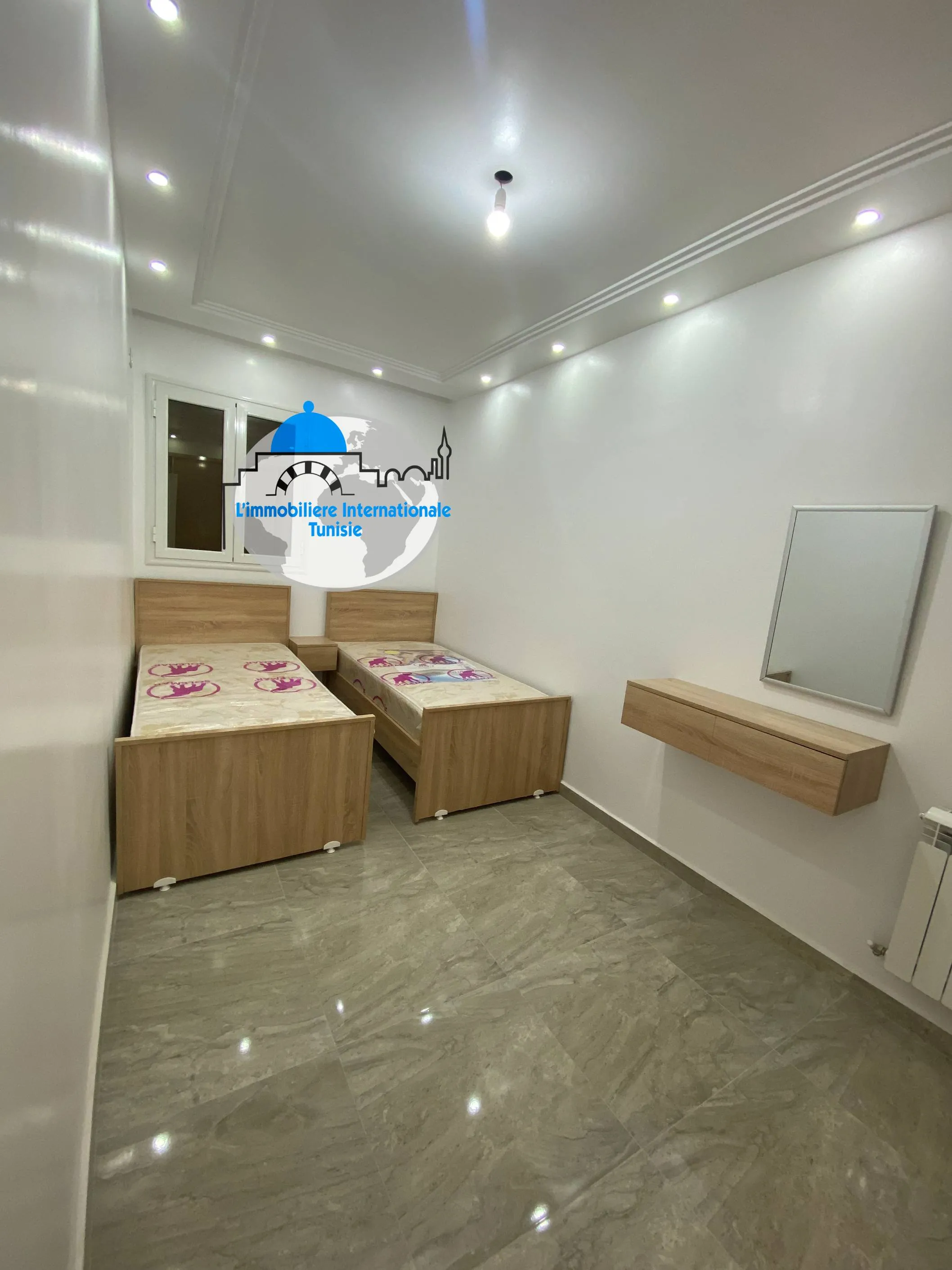  Location annuelle- S+2 près de la Clinique Essalem Panorama