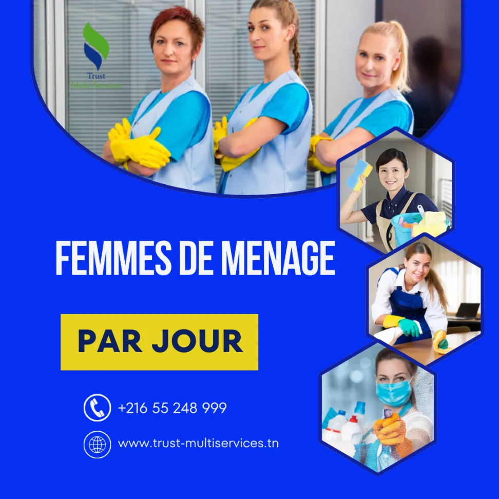 femme de ménage par jour en tunis