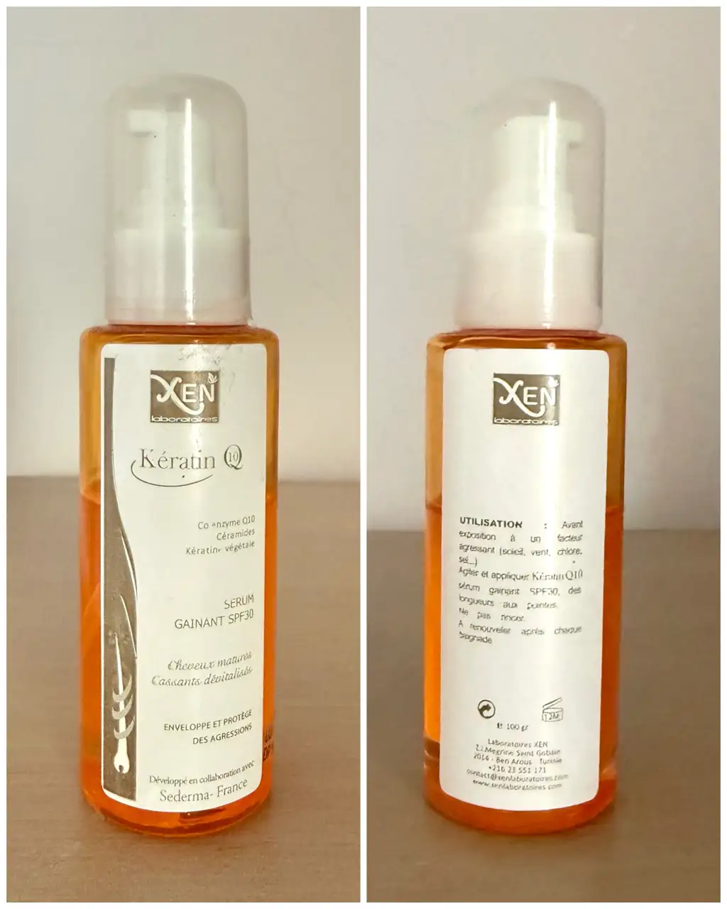 Lot 2 articles (fixateur et serum) + 1 cadeau