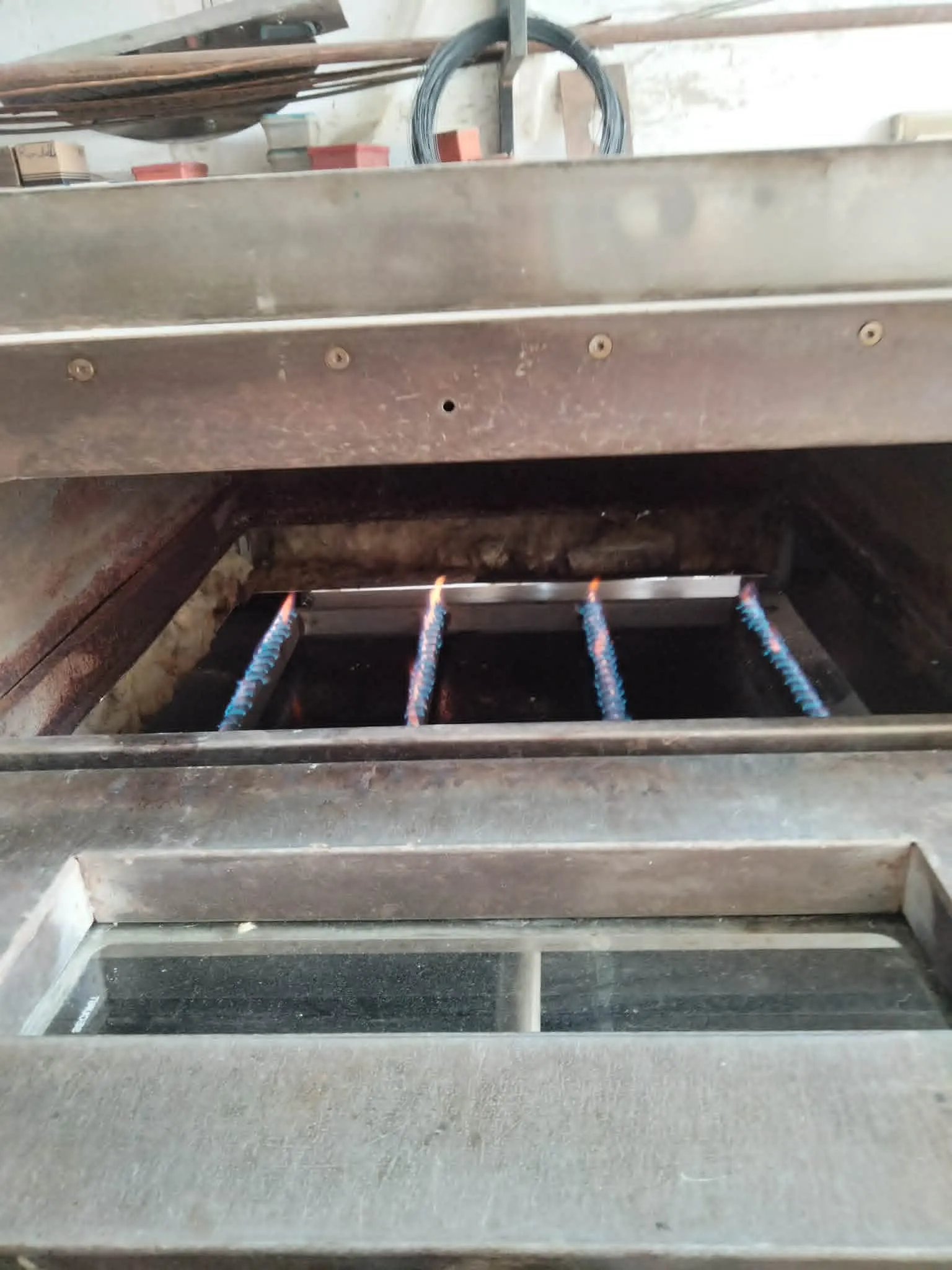 Four pizza a gaz  2 etages grand modele