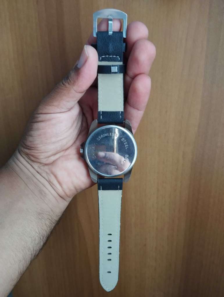 Montre Effet Bois Grand Format