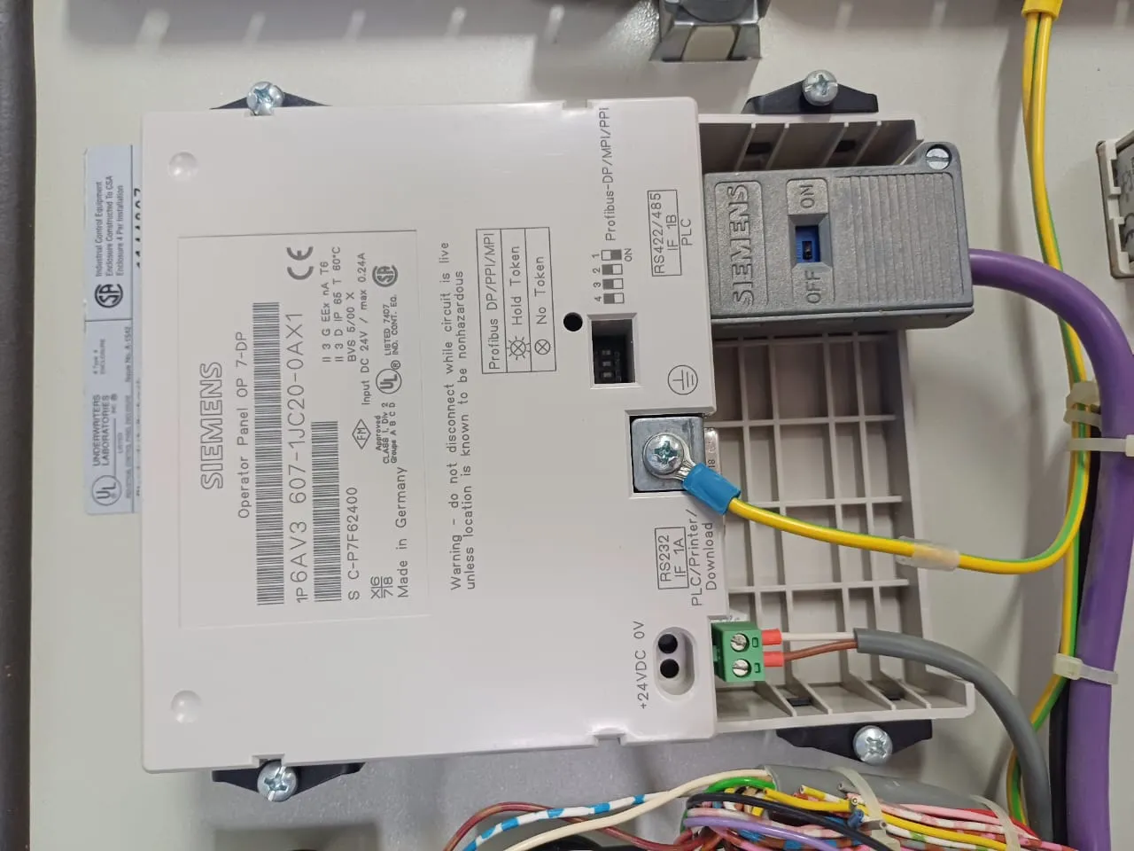 Afficheur SIEMENS SIMATIC OP7
