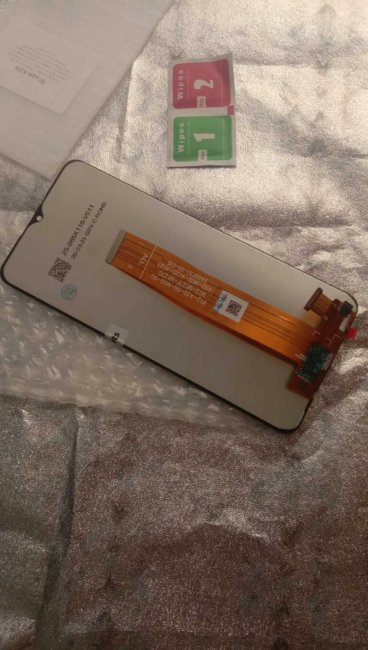 Écran tactile LCD SAMSUNG GALAXY A12