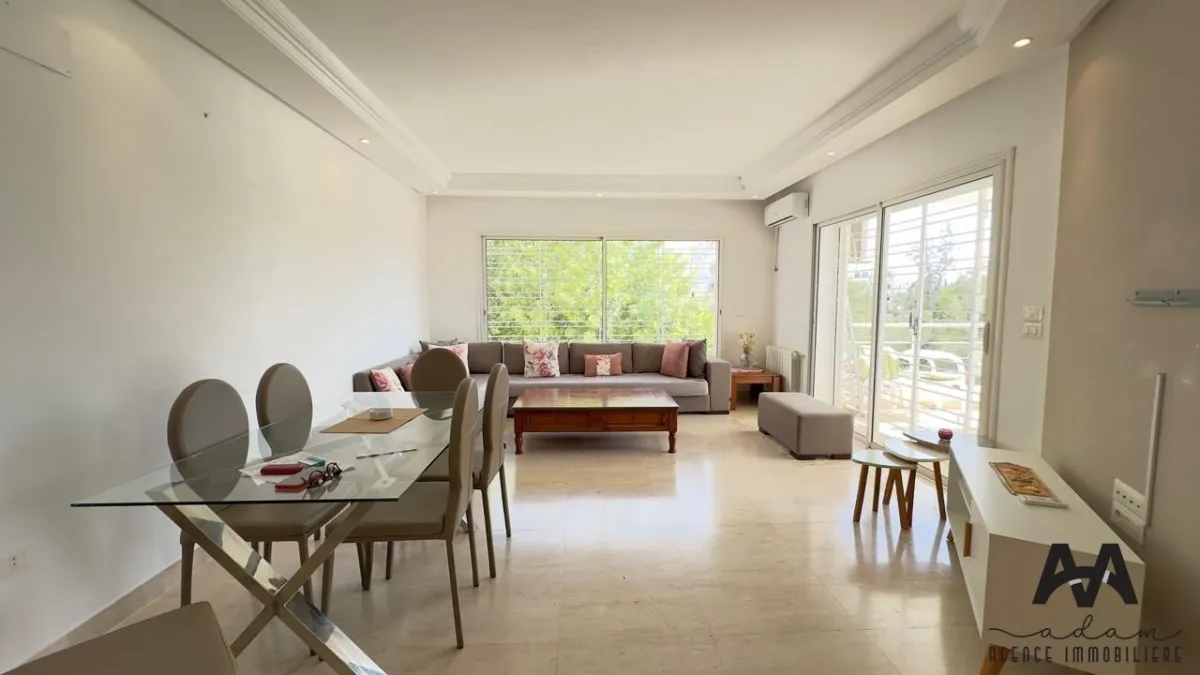  À louer – Étage de Villa S+3 Meublé à Hammamet Sud 