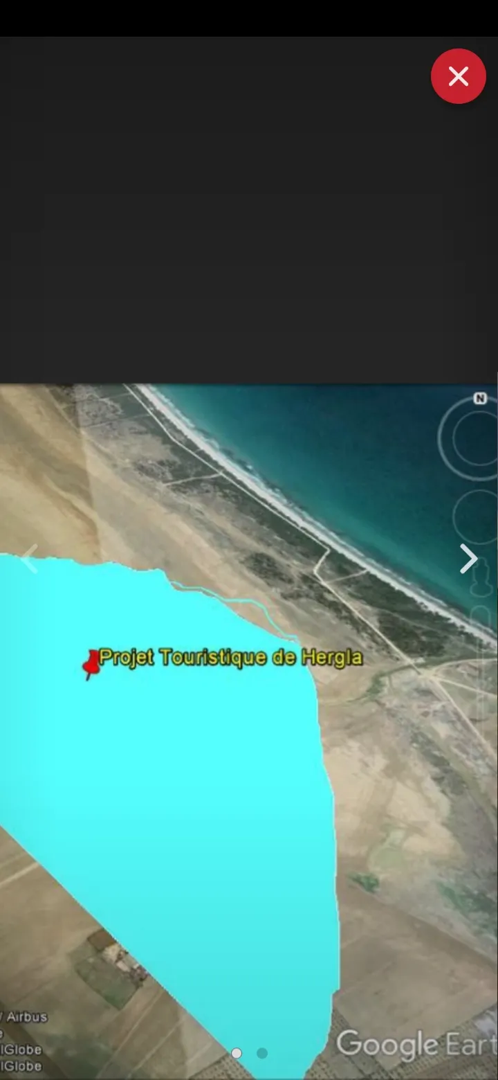 A Vendre terrain de 954 m2. 190DT/m2. Un Top Investissement , au cœur du Projet Marina, à Hergla