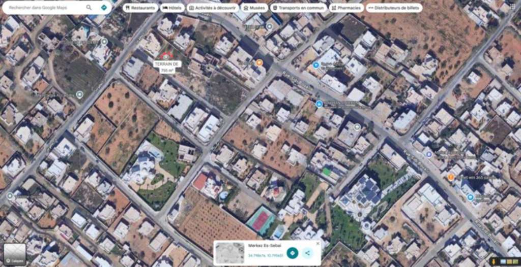 Terrain à Sfax sakiet eddaïer kassas bouali 