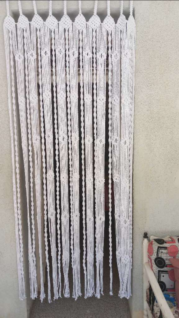 Rideaux en macramé