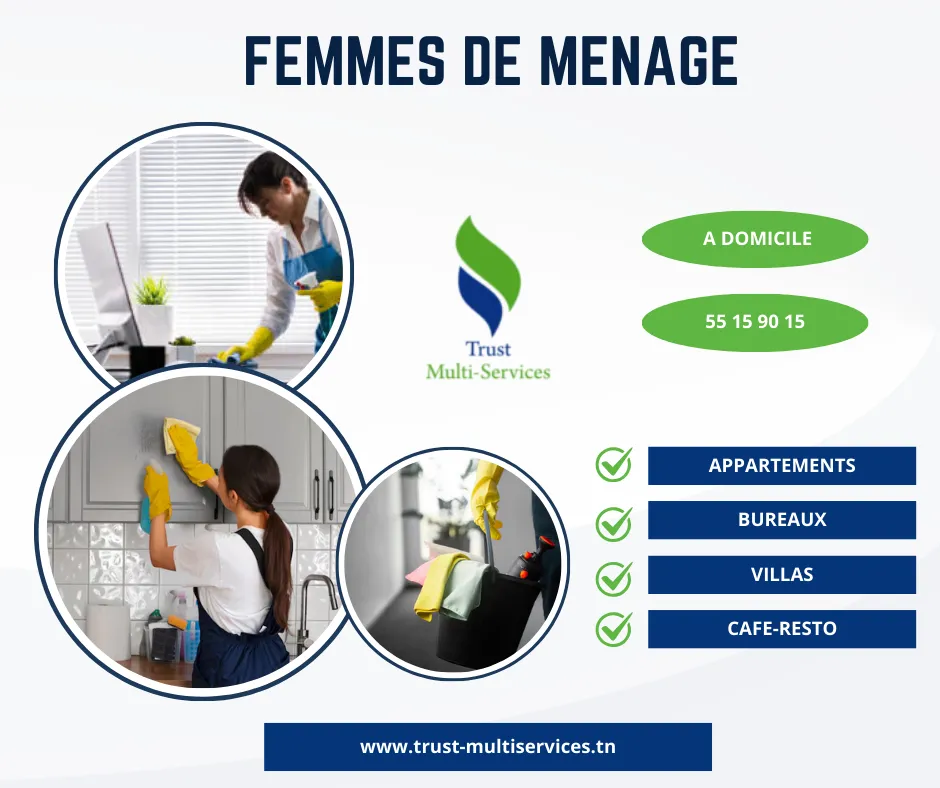 femme de menage par jour a cite khadra