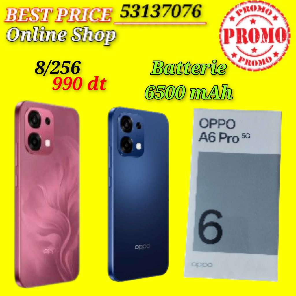 OPPO A6 Pro 8/256 5G Cacheté validé✔️