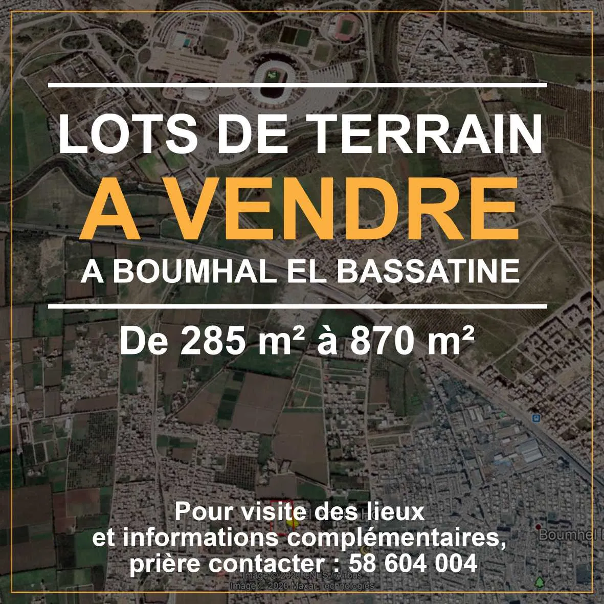 Lots de terrain à vendre