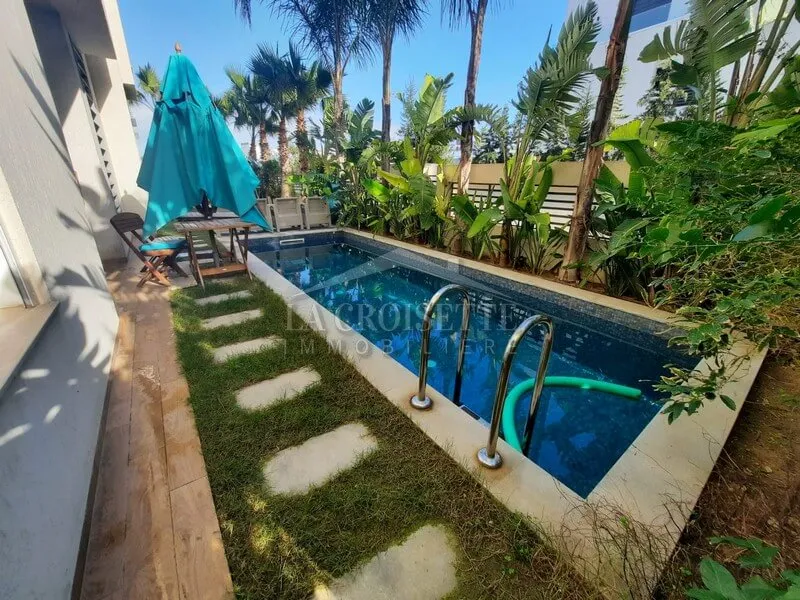 Appartement s4 meublé avec piscine à La Marsa MAL4285