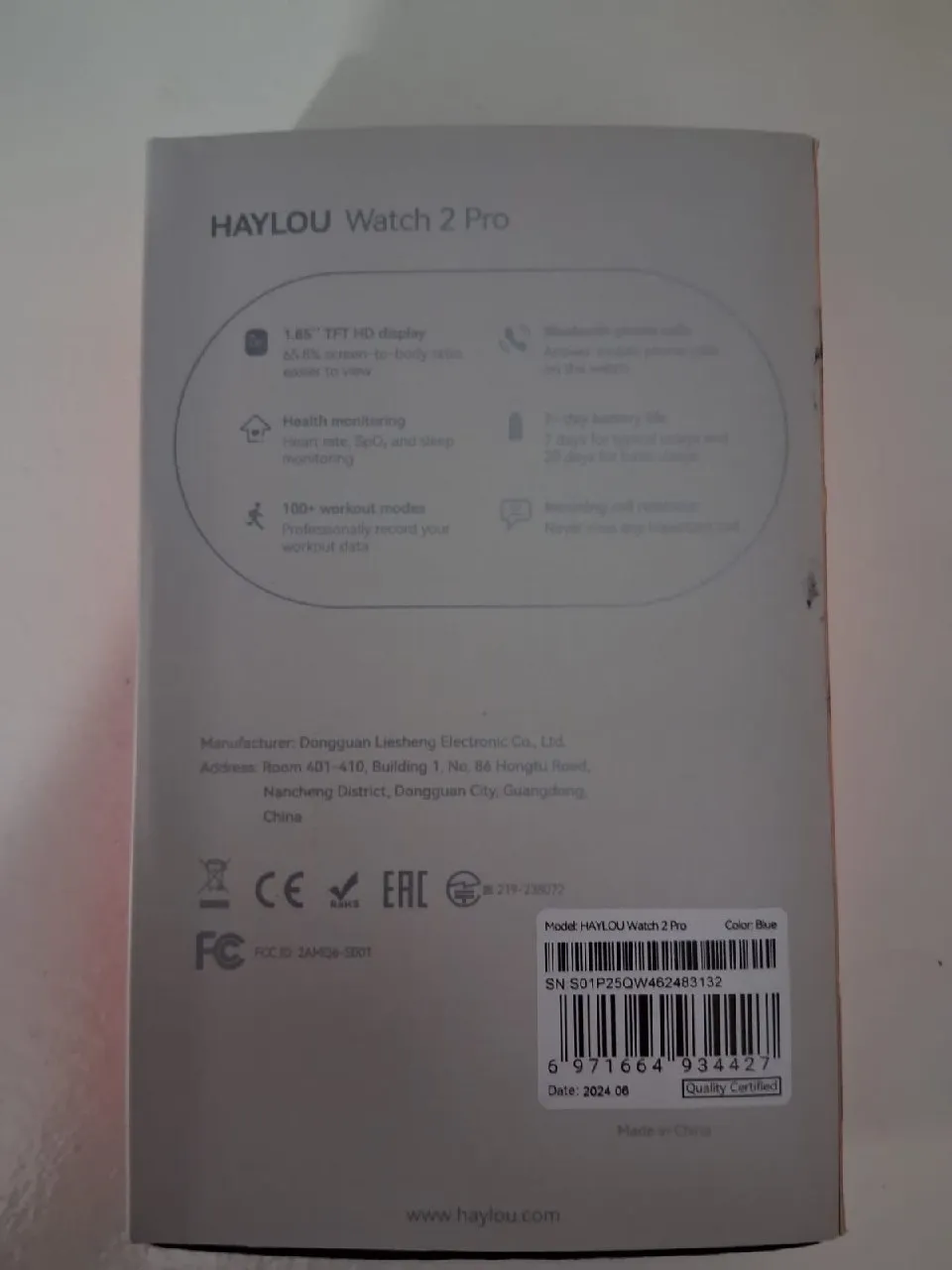 MONTRE CONNECTÉE HAYLOU WATCH 2 PRO jdida mouch mosta3mla Tel: 46290297 Sousse-Hergla