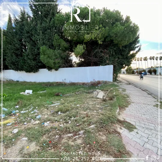 A vendre Terrain Commercial #Nabeul_Hammamet a 5min a la #plage sidi mahresi