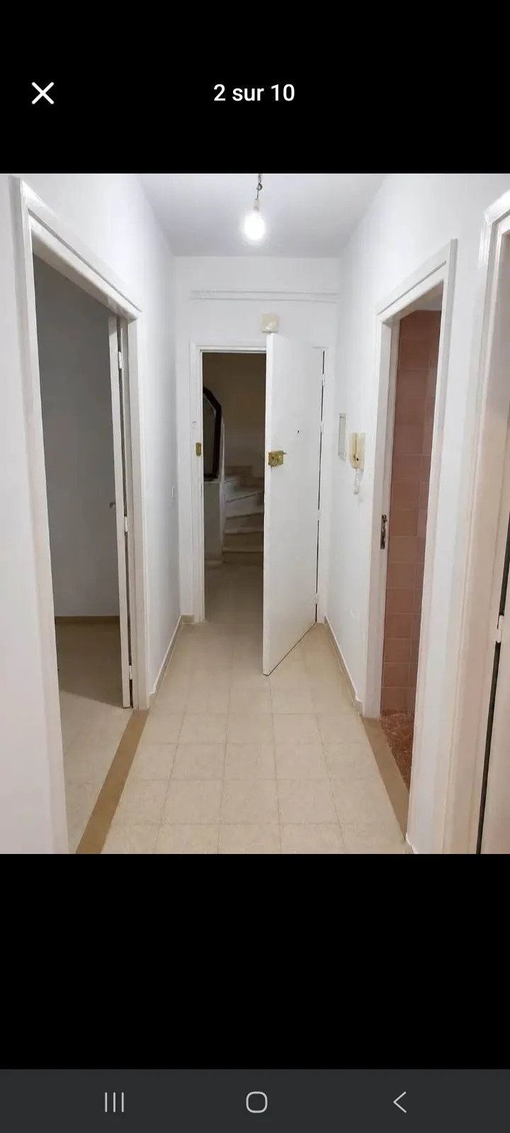 un appartement s+2 au 1er étage(sans ascenseur) a louer a manzah 7 en face du grand hôtel