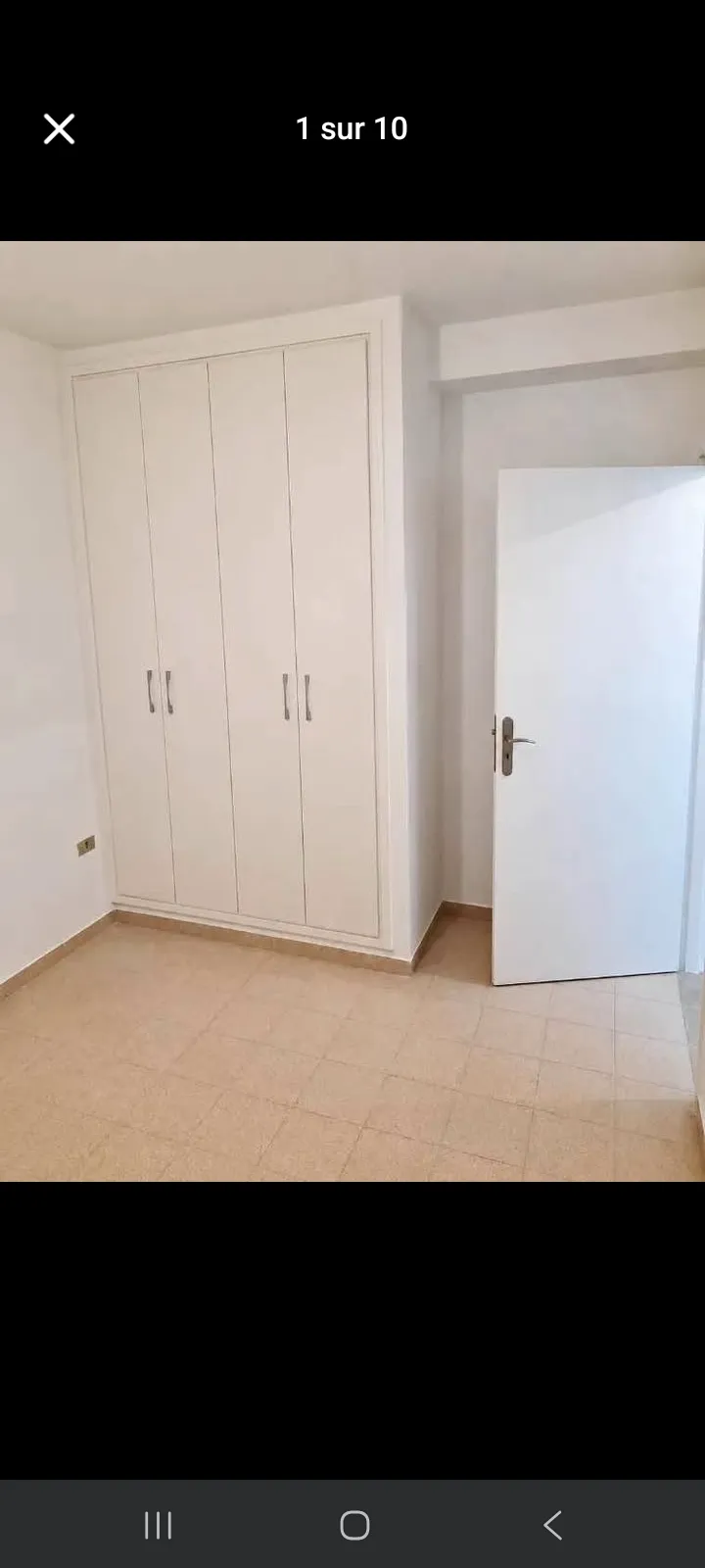 un appartement s+2 au 1er étage(sans ascenseur) a louer a manzah 7 en face du grand hôtel