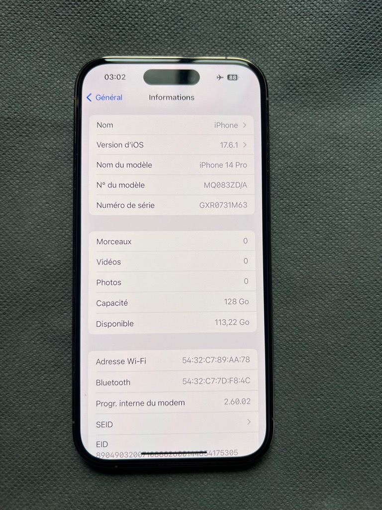 Iphone 14 pro importé 🇩🇪