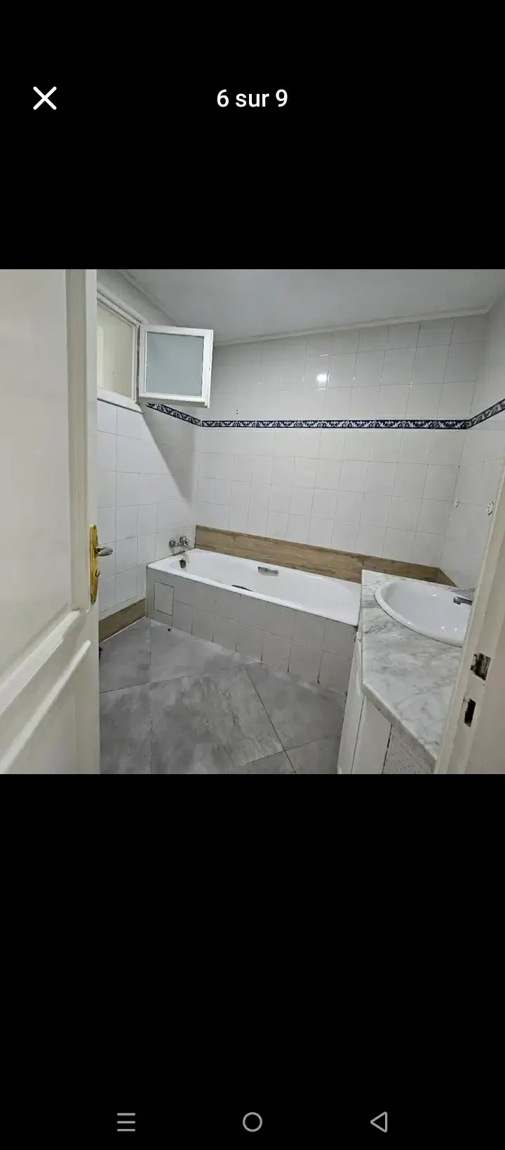 un appartement s+3 au rdc a louer a Aouina Cité Salema Prés de Ben Yaghlen.