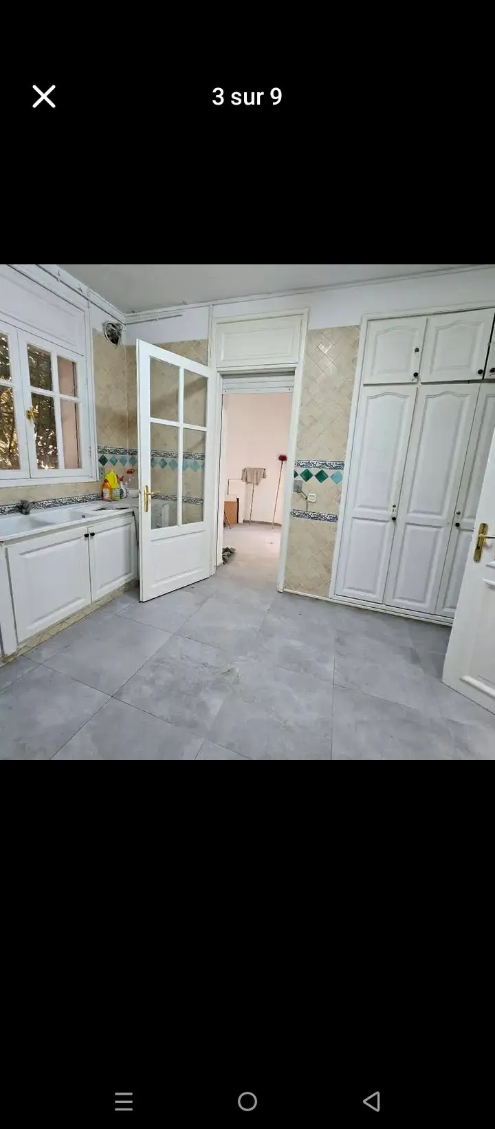 un appartement s+3 au rdc a louer a Aouina Cité Salema Prés de Ben Yaghlen.