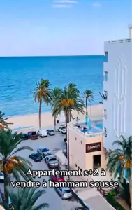 Appartement S+2 vue dégagée à hammam Sousse 