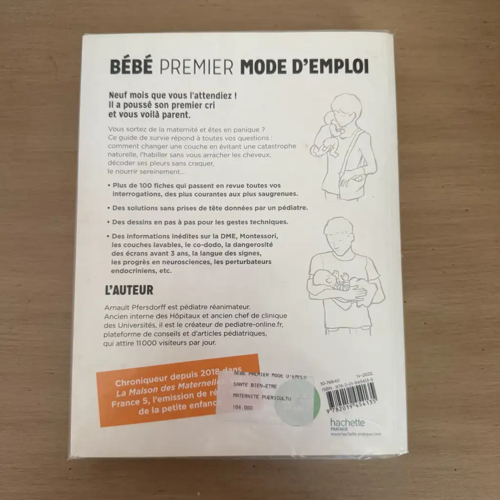 Livre: Bébé premier mode d'emploi