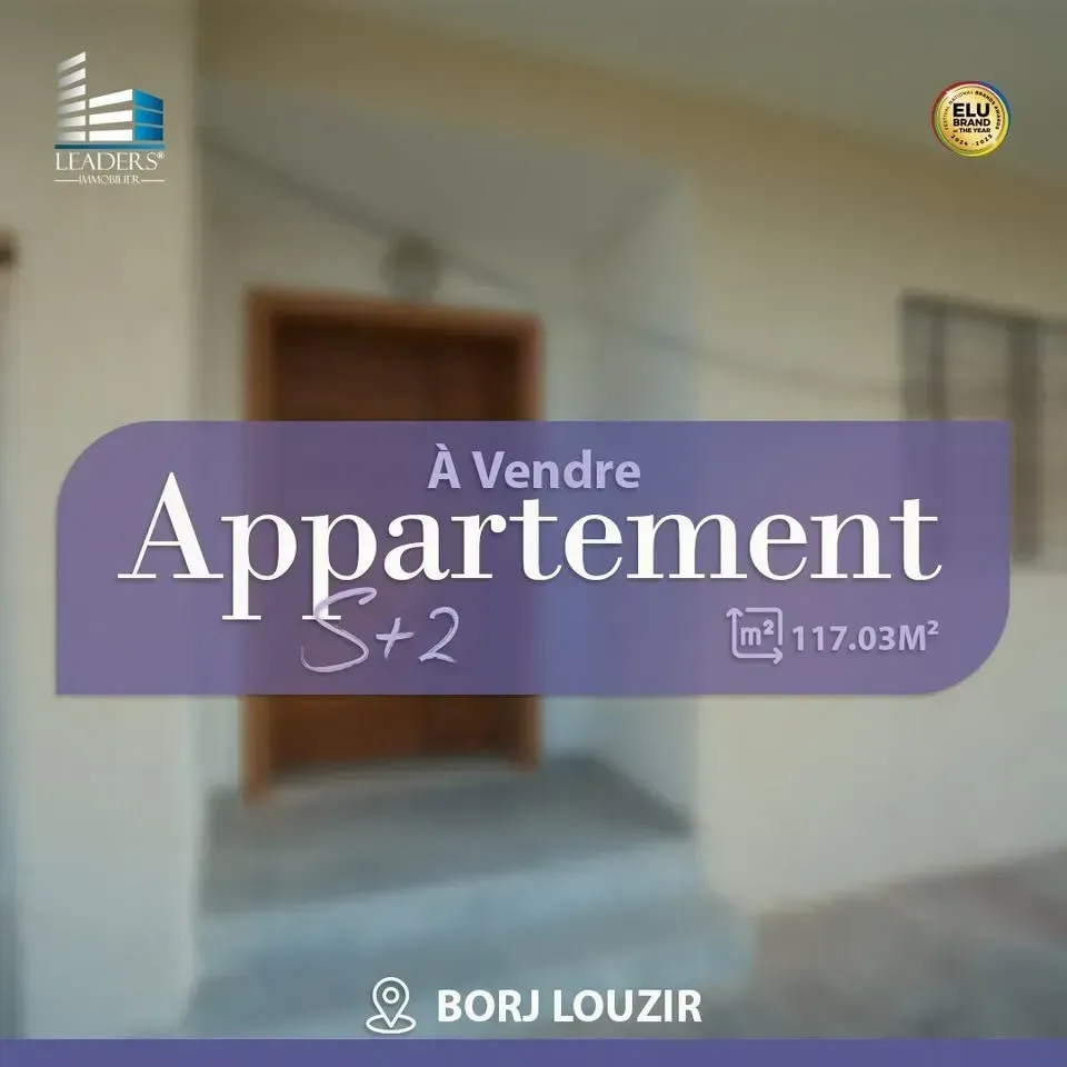 Offre Exceptionnelle à Borj Louzir ! ✨ Appartement S+2
