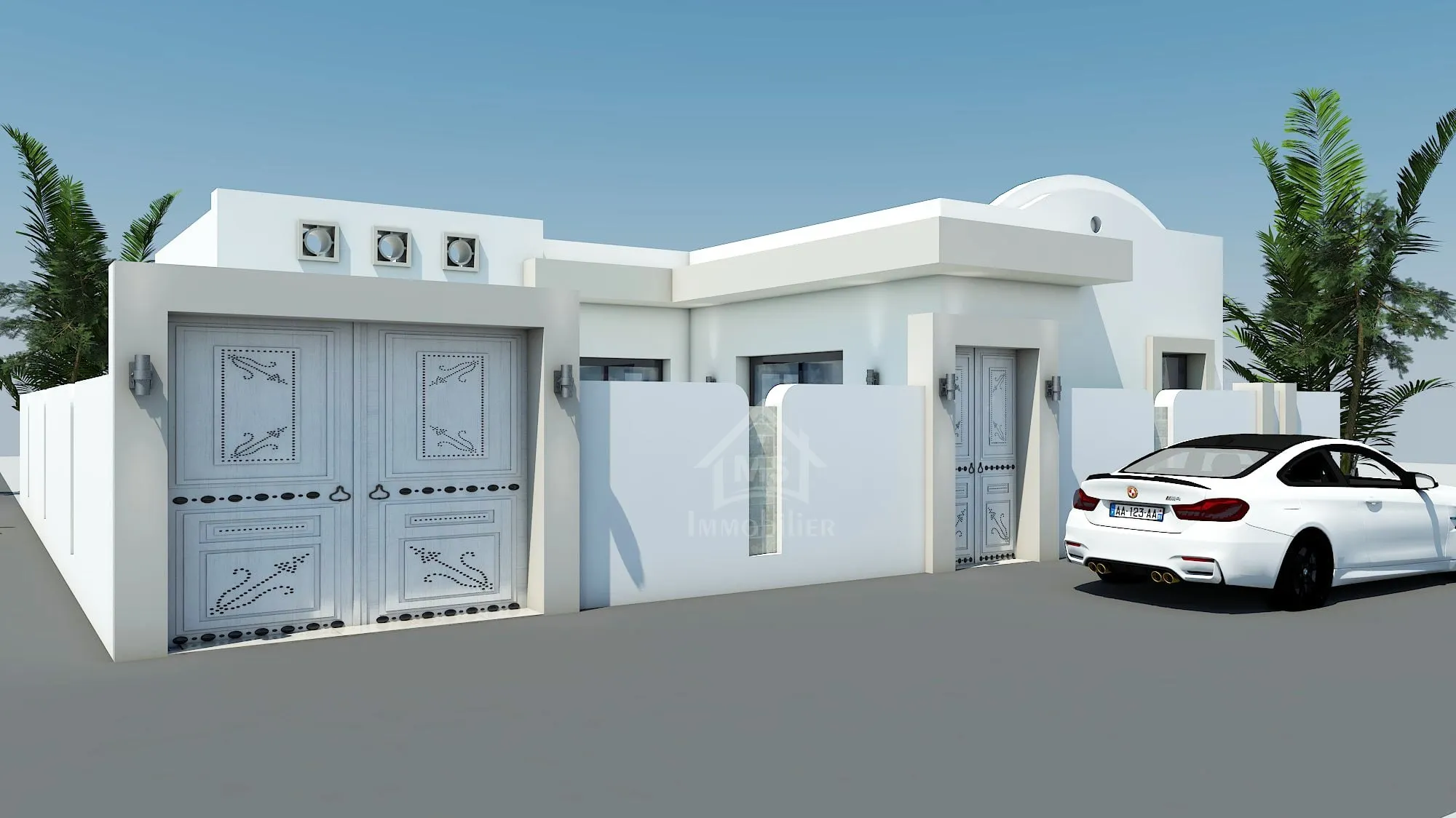 Payement par tranche: villa S+2 sur plan avec piscine à Hammamet Sud 51355351