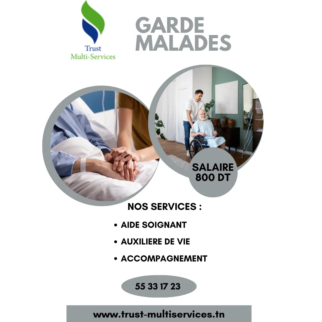 GARDE MALADE A DOMICILE