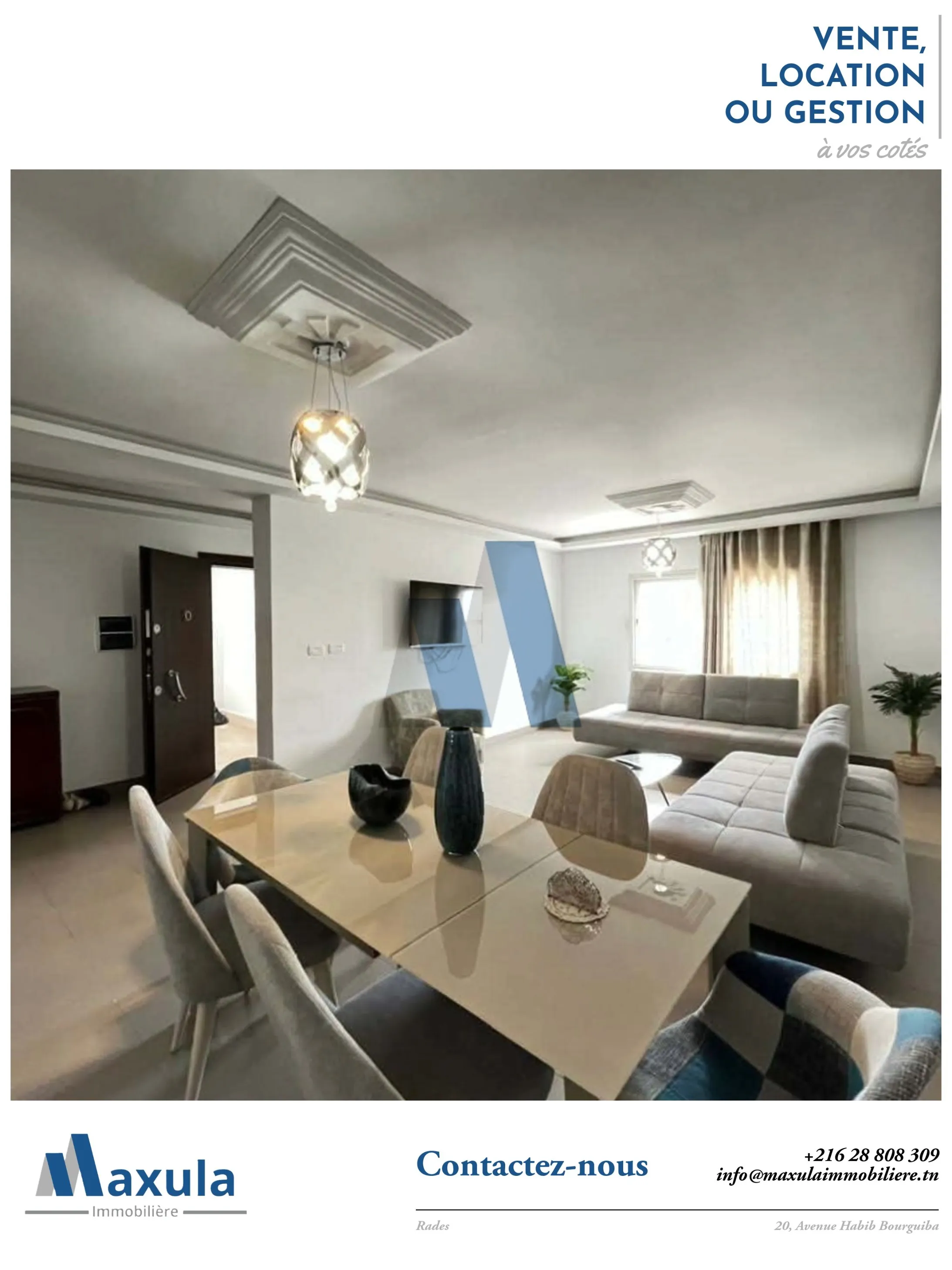 À VENDRE MAISON R+1 AVEC REZ COMMERCIAL DANS LE CENTRE DE BEN AROUS