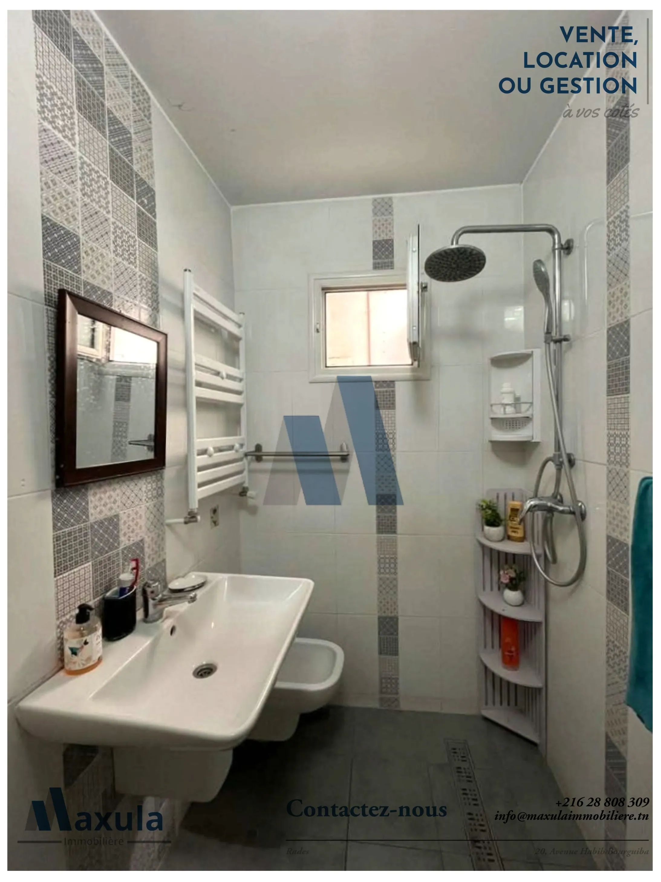 À VENDRE MAISON R+1 AVEC REZ COMMERCIAL DANS LE CENTRE DE BEN AROUS