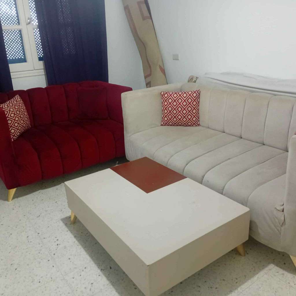 Salon 4 pièce - 6 places + table