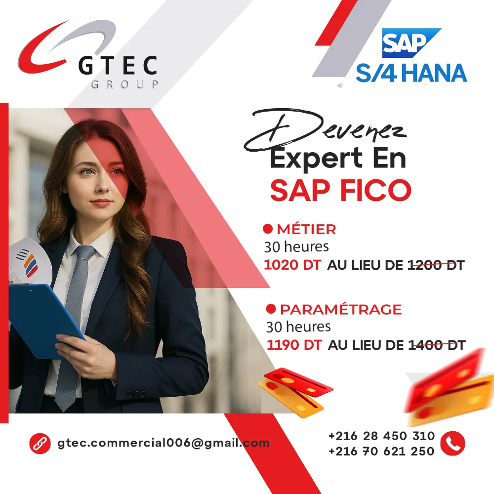 Formation SAP Fico S/4Hana : 100% pratique