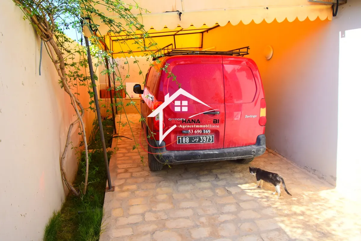 Rdc s+2 avec jardin à vendre à baghdedi mahdia