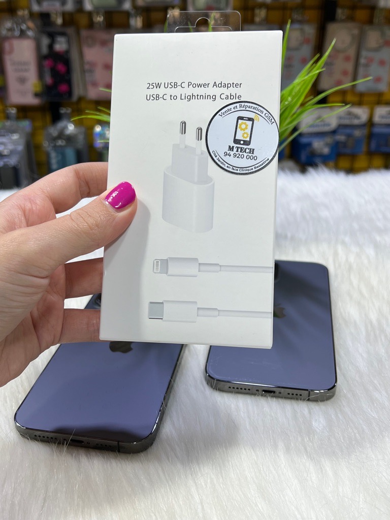 iPhone 13 Pro Max 128Gb batterie +90% + Chargeur بلاش