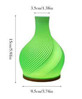 lampe vase imprimée en 3D Résine