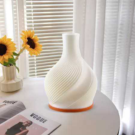 lampe vase imprimée en 3D Résine