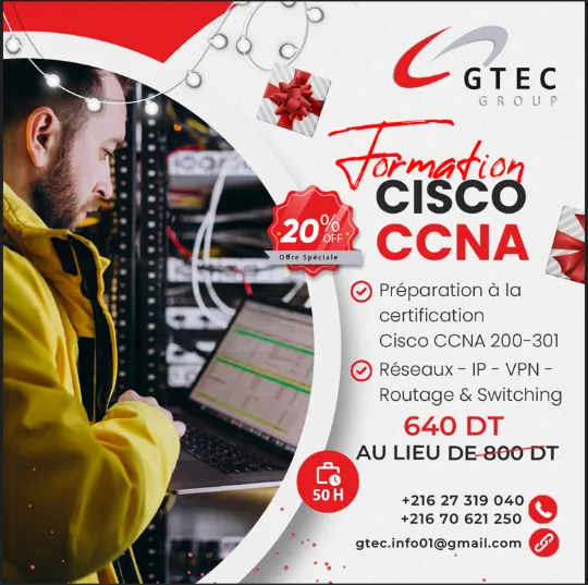 Formation en CISCO CCNA Associate 200-301