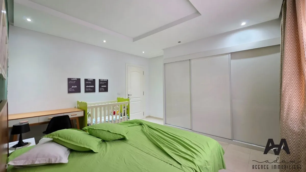 Étage de Villa S+3 Meublé à Louer à l’Année – Nabeul