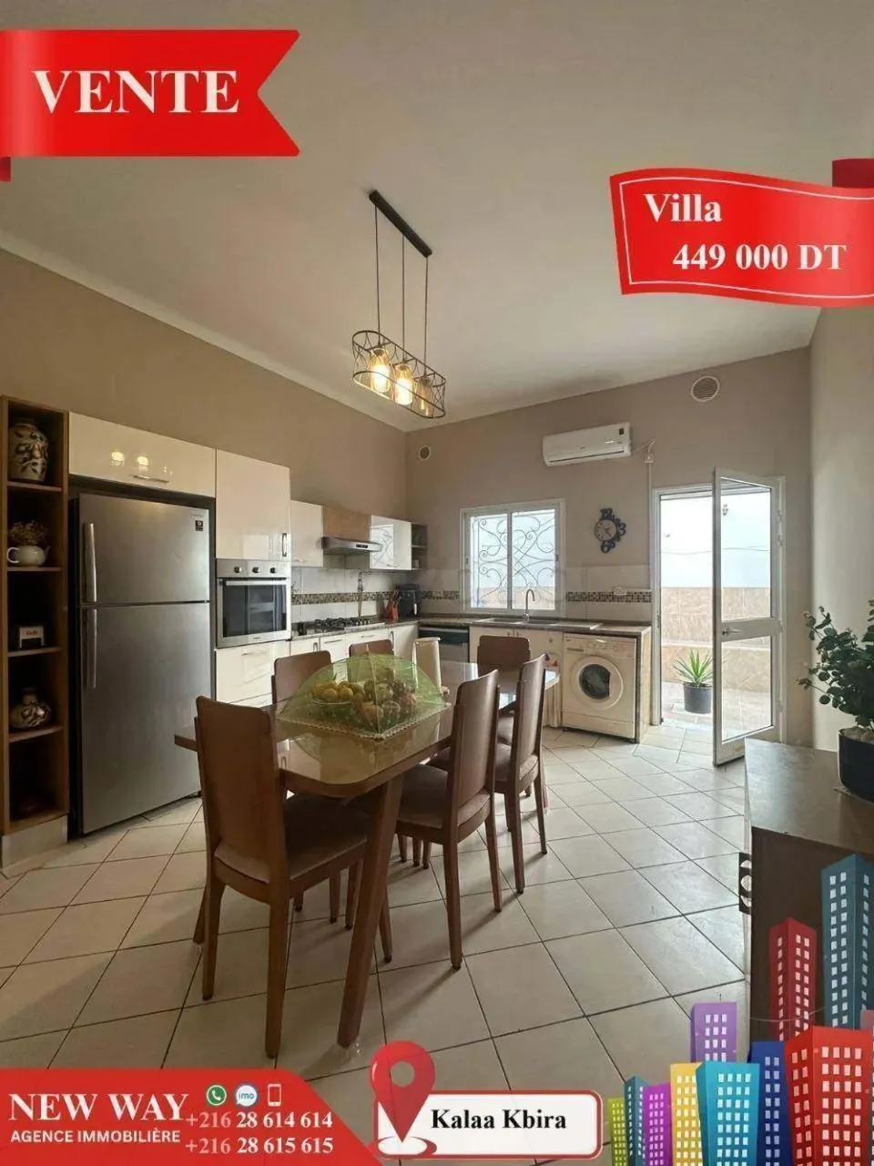 Villa à Kalàa Kbira , dans un quartier résidentiel