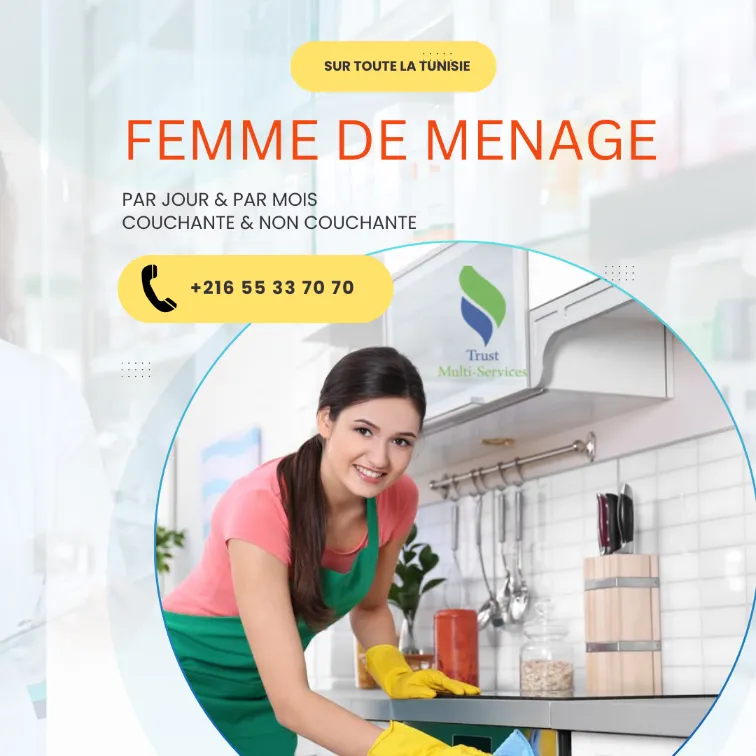 Femme de Ménage Par Jour a Kheireddine Pacha