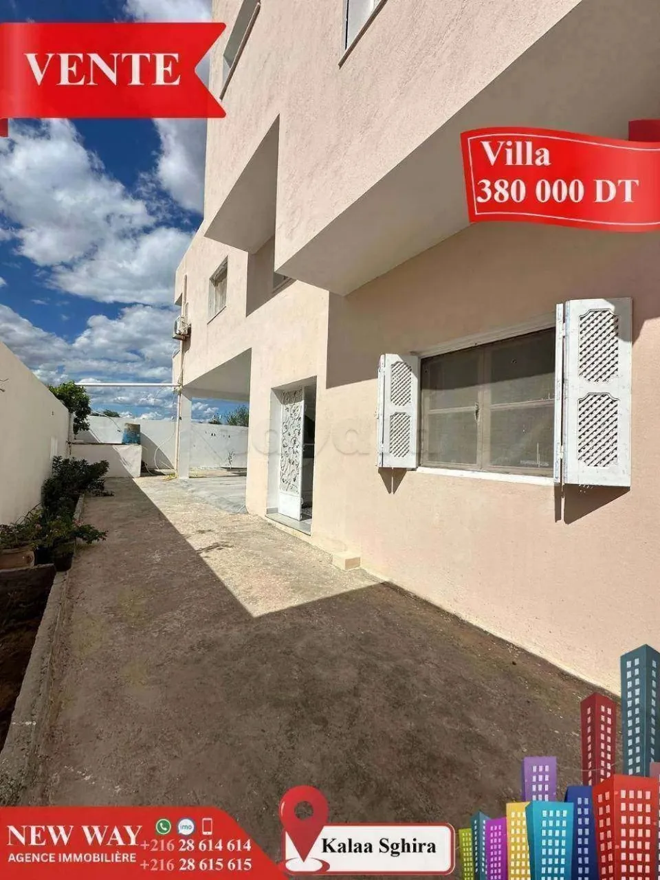 Villa Sur un Axe Principale à kalàa Sghira
