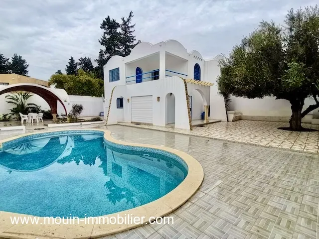 VILLA ASIL Hammamet vers Birbouregba I AL2670