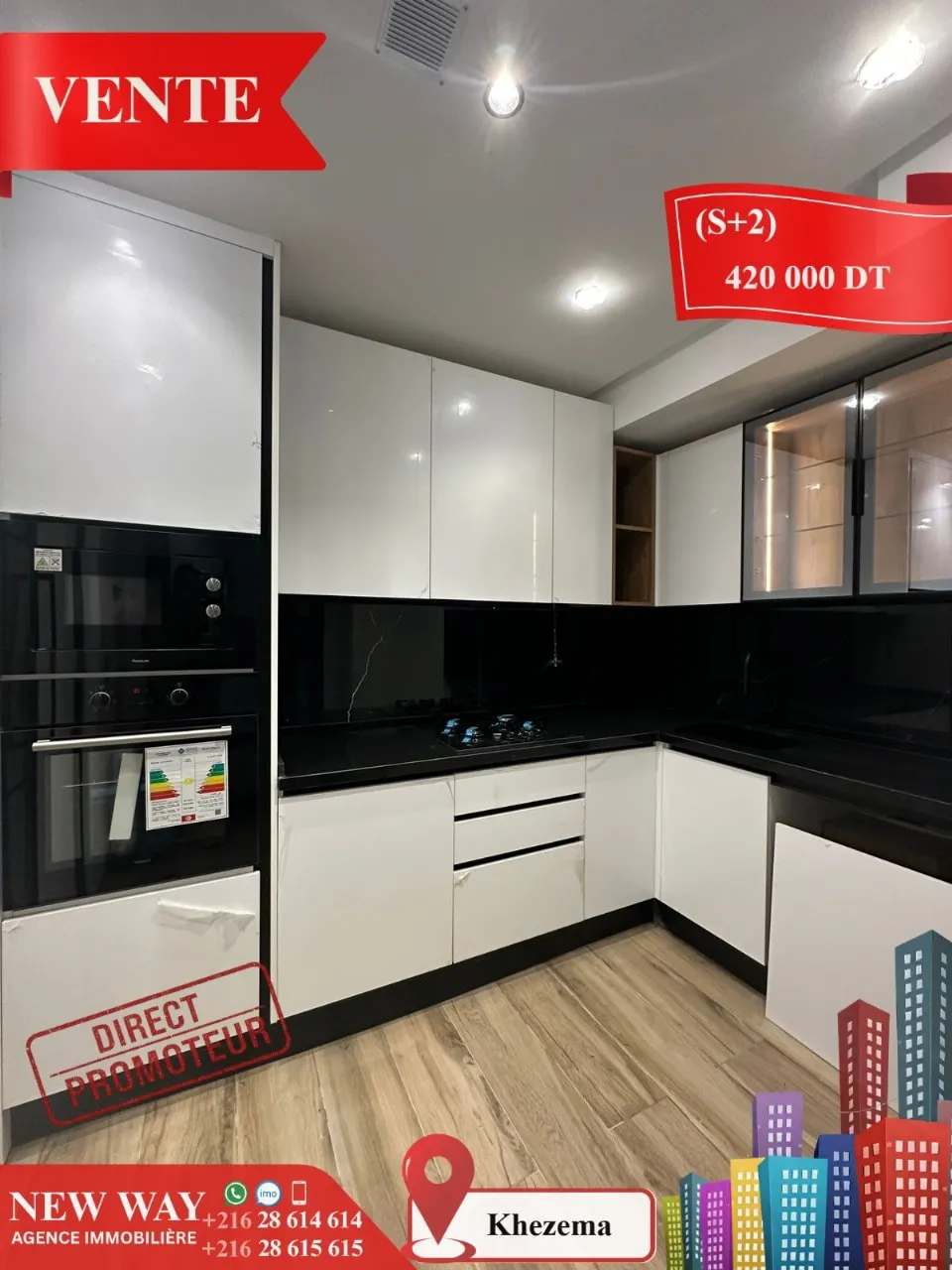 (S+2) Direct Promoteur à khezema