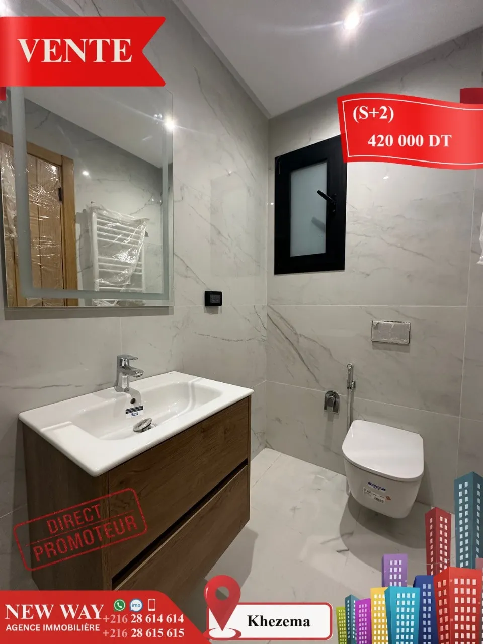 (S+2) Direct Promoteur à khezema