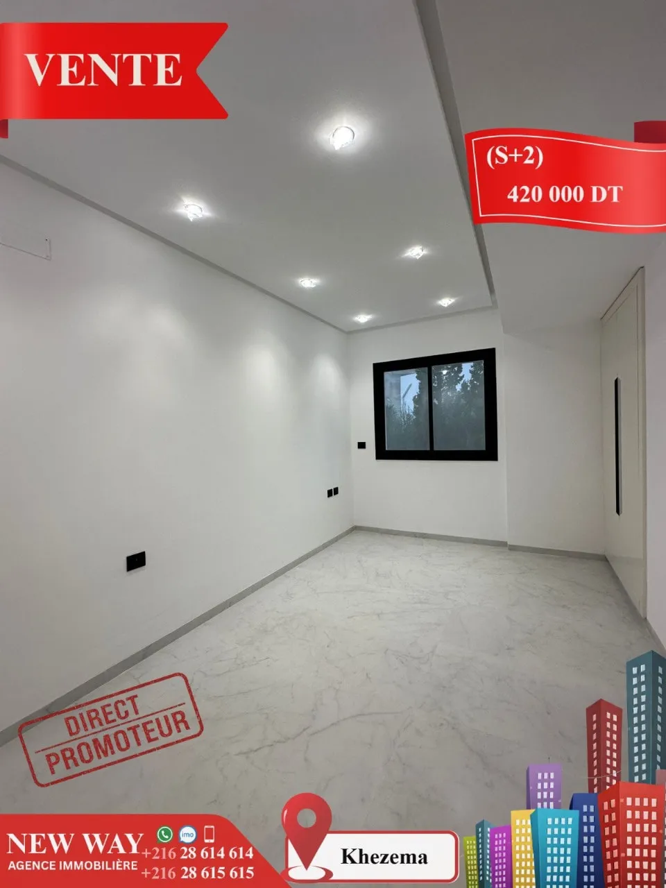 (S+2) Direct Promoteur à khezema
