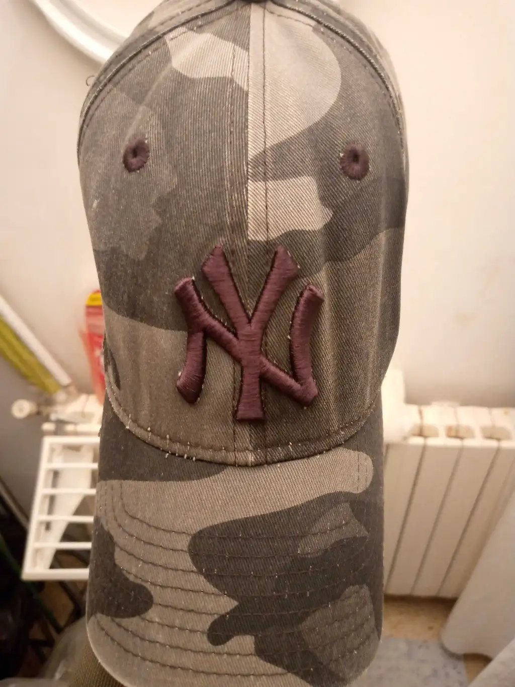 Casquette camouflage NY pour homme