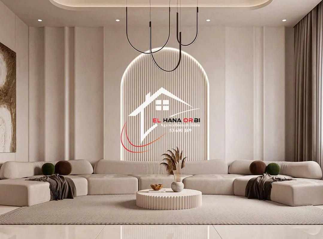 Appartement s+1 avec piscine en cours de construction à Mahdia